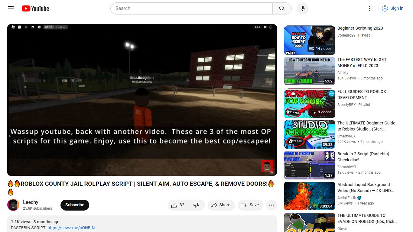 ROBLOX COUNTY JAIL ROLPLAY SCRIPT - YouTube
